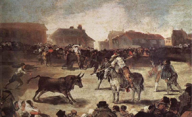 The Bullfight, Francisco Goya